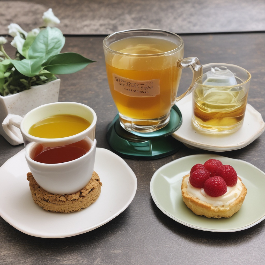 Sophisticated tea and dessert pairing